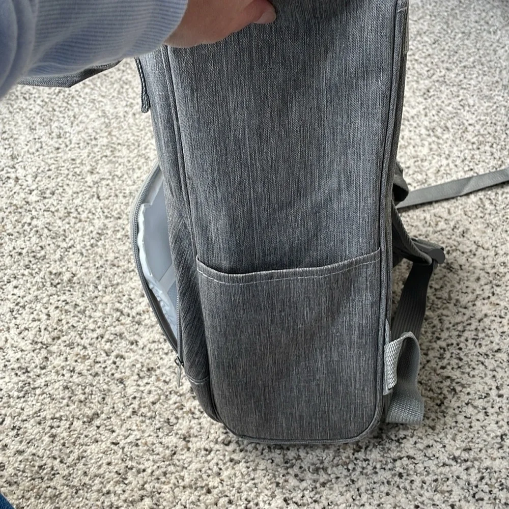 Insulated diaper bottle bag